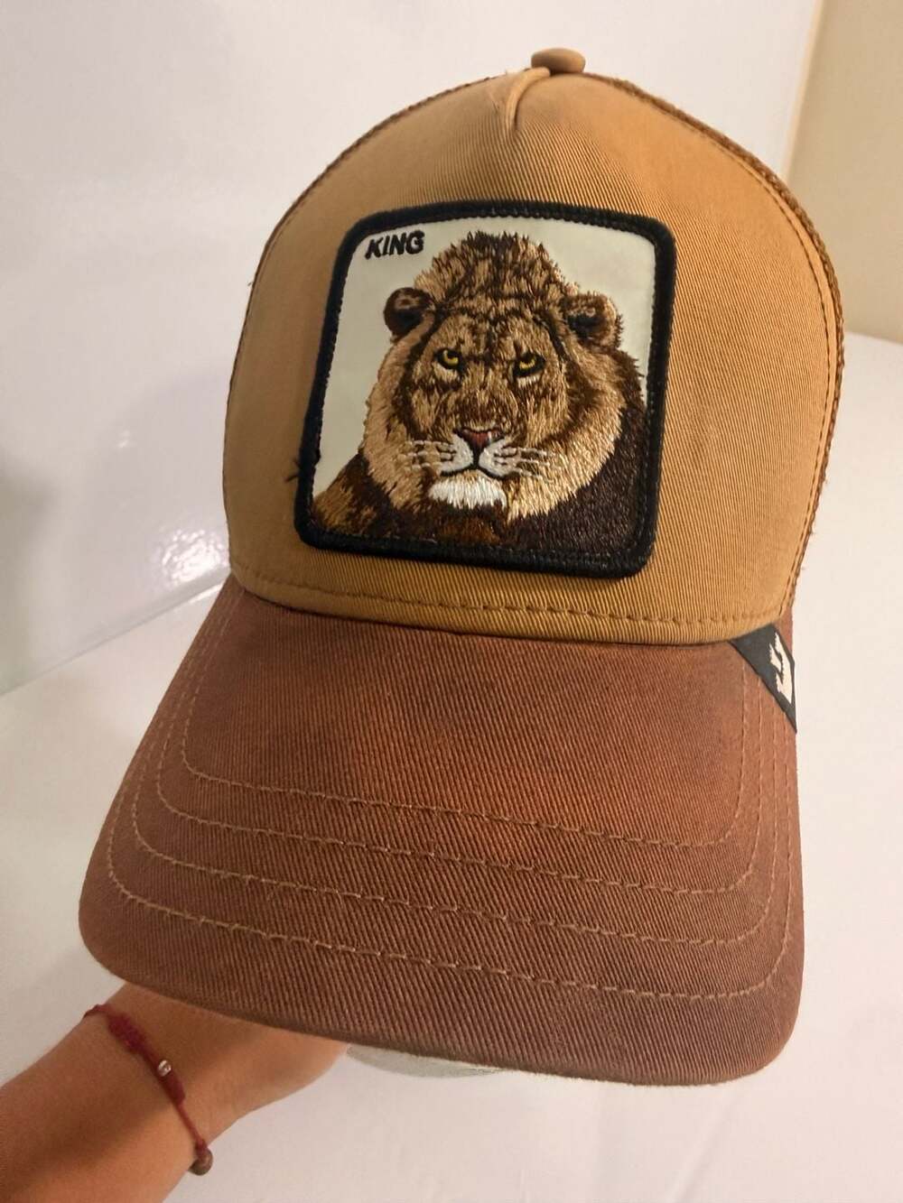 Goorin Bros The King Lion Trucker Hat - Whiskey